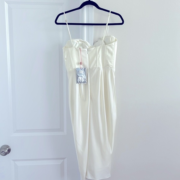 House of CB IVORY CORSET SLIP DRESS - Picture 7 of 10